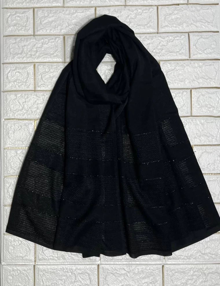 شال مخمل کبریتی دستک لمه عرض 80 کد 5873
