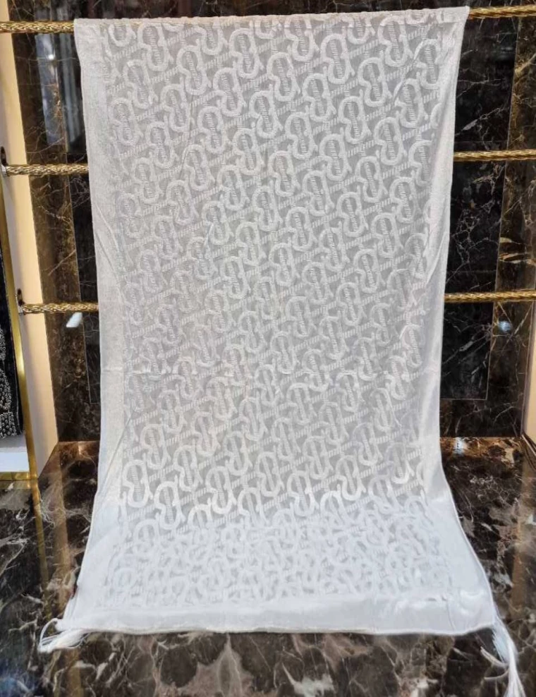 شال مخمل وارداتی منگوله دار عرض 80 کد 8666