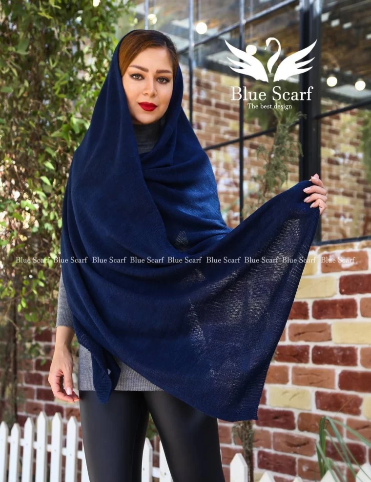 شال ریز بافت ساده عرض 70 کد 6679