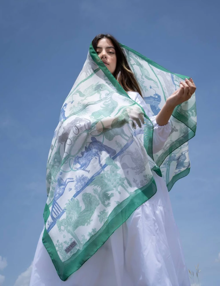 شال نخی بهاره کد 10324