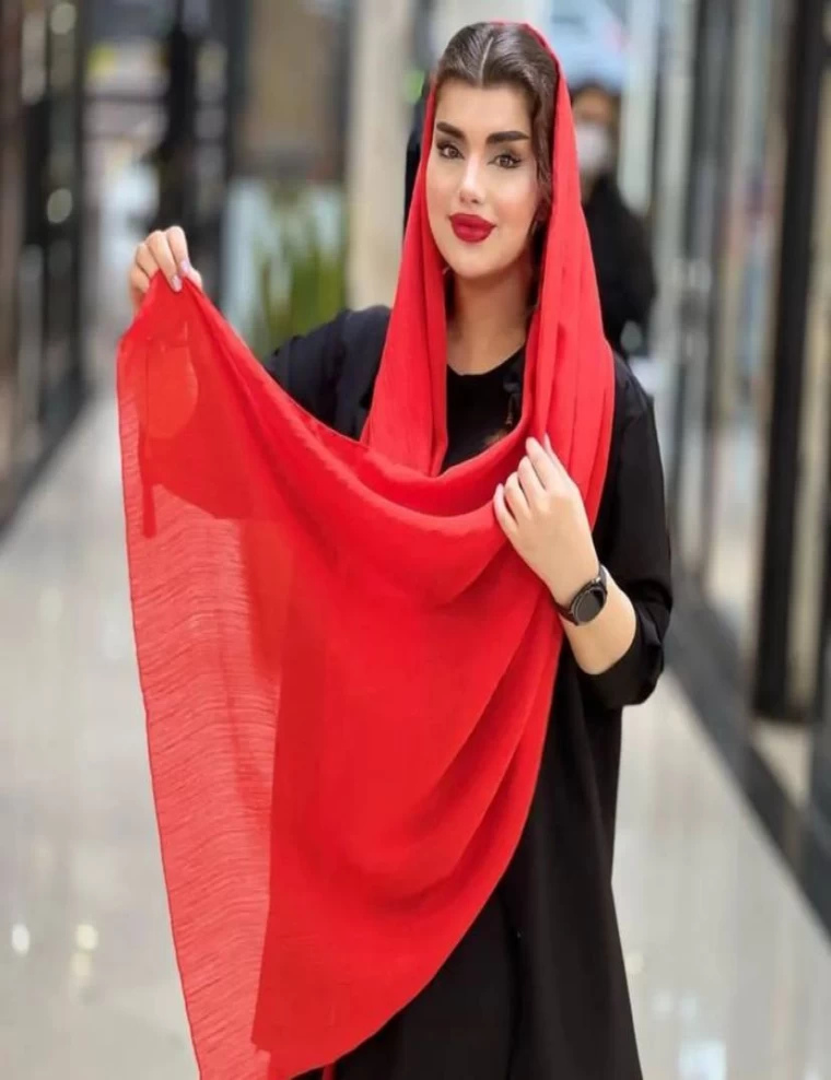 شال شاین منگوله دار عرض 75 کد 6330