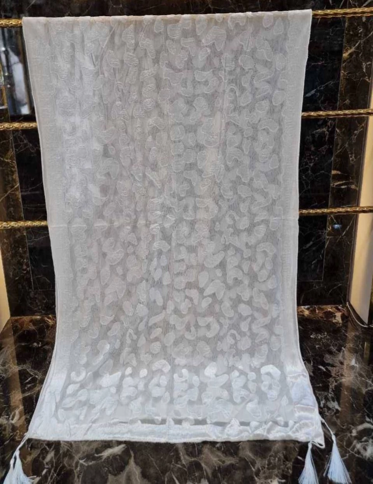 شال مخمل وارداتی منگوله دار عرض 80 کد 8667