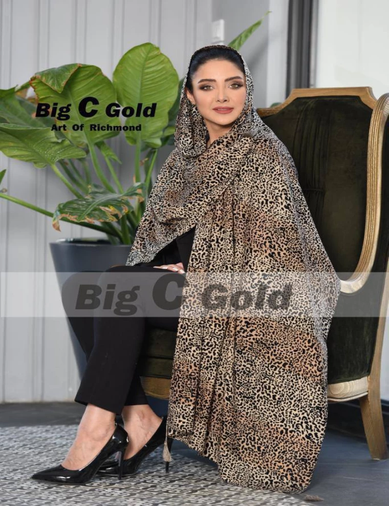 شال نخی سی ای اسکارف منگوله دار کد 10274