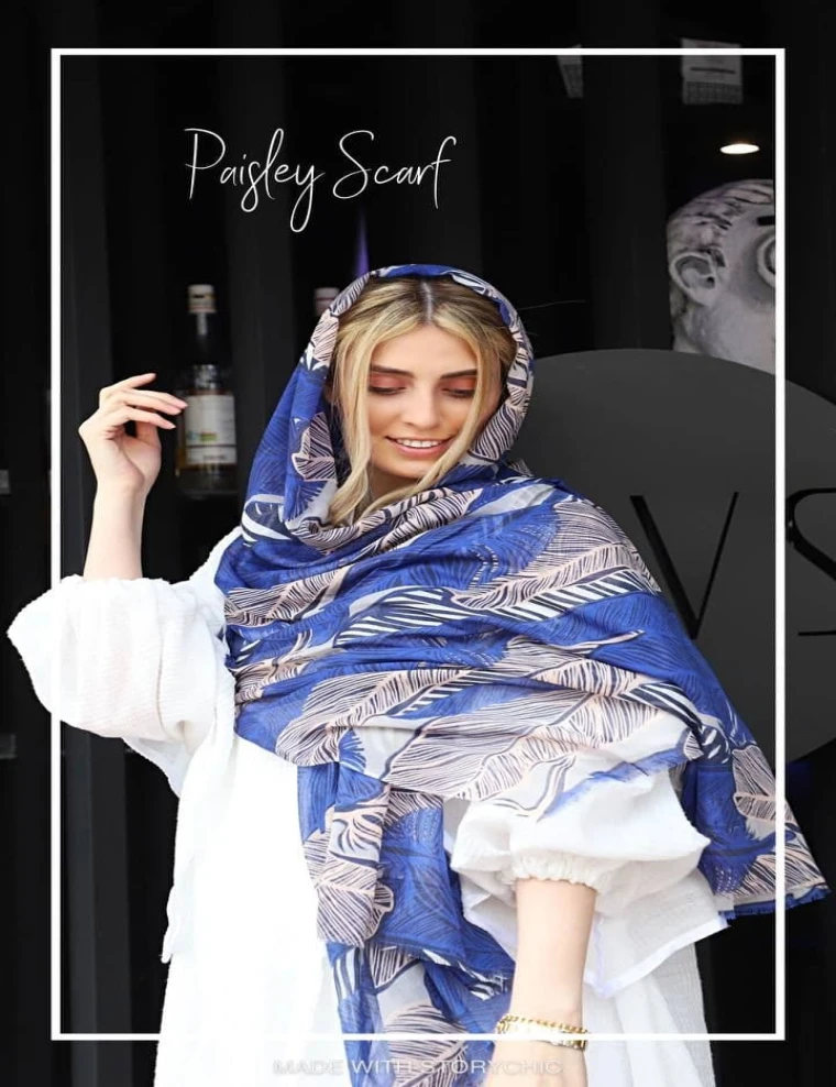 شال نخی لب ترک بهاره 0342