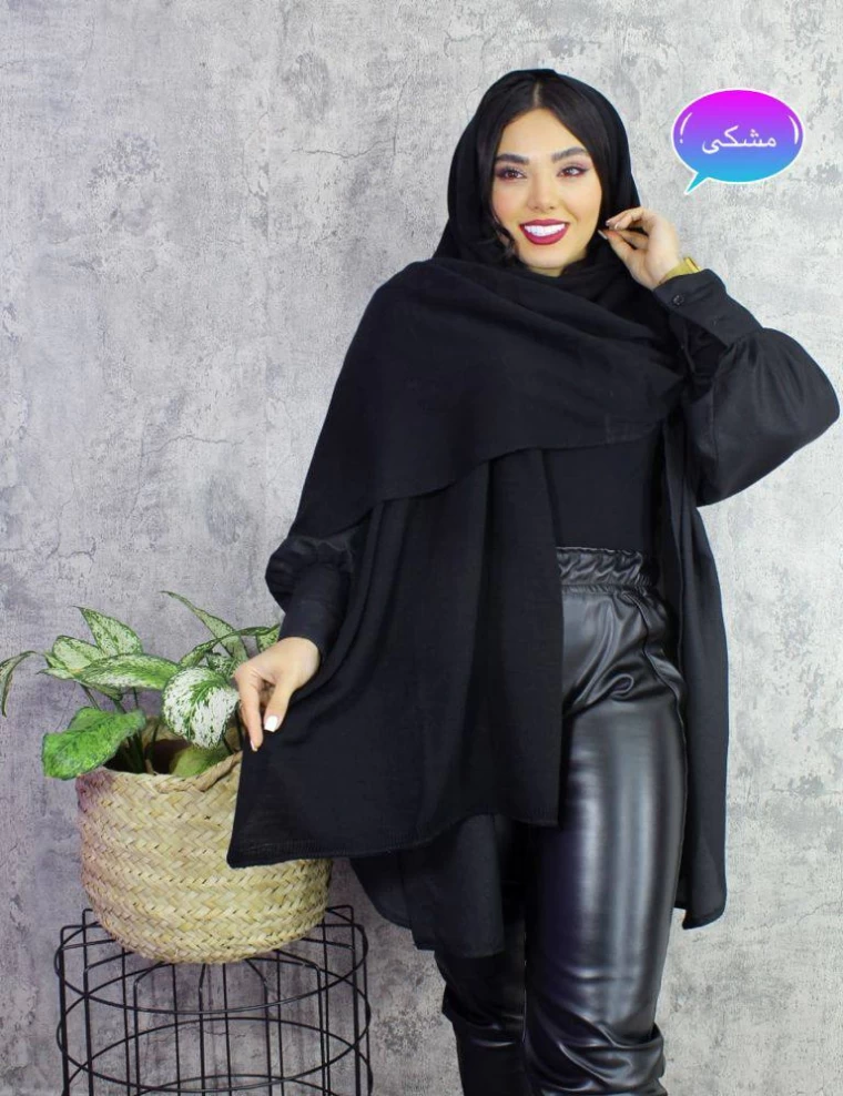 شال ریز بافت ساده عرض 65 کد 6675