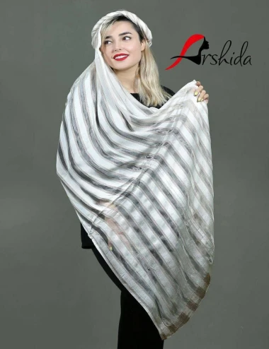 شال مجلسی لمه راه راه 81387