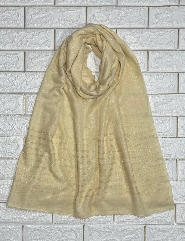 شال کبریتی لمه دار پاییزه عرض 80 کد 6578