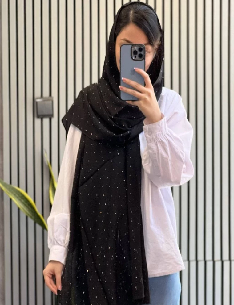 شال اسلپ نگینی  کد 10089