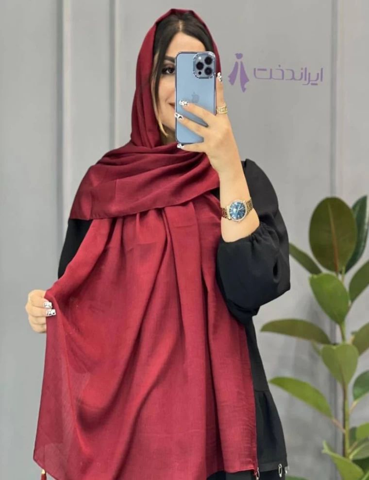 شال مجلسی شاین منگوله دار عرض 70 کد 6571