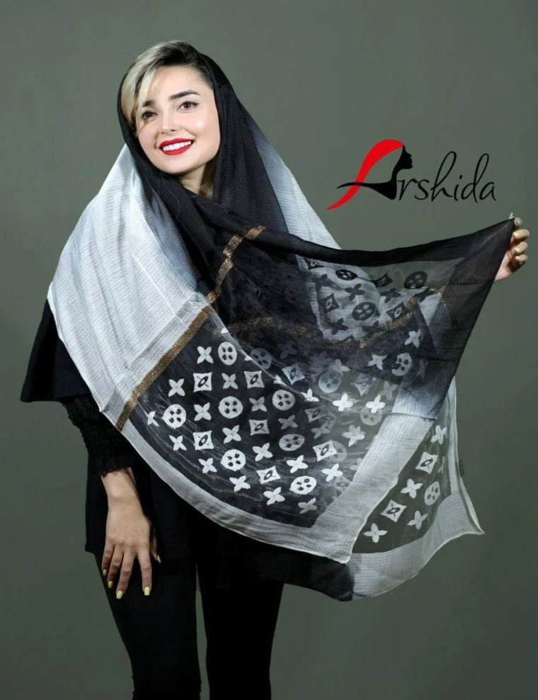 شال مجلسی دستک شیشه ای 81386