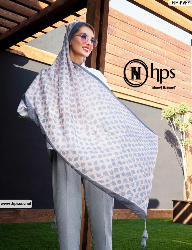 شال نخی ترک منگوله دار  61304722