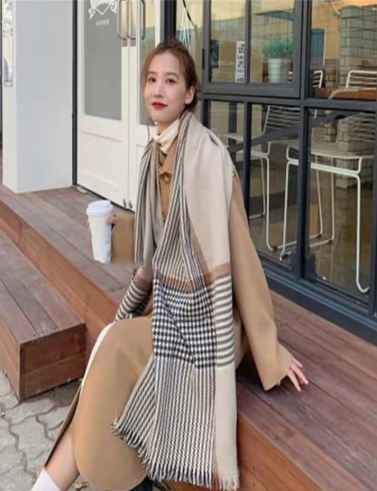 شال موهر ریشه پرزی عرض 85 کد 6216