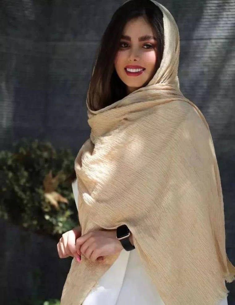 شال پفکی ریشه پرزی عرض 80 کد 6173