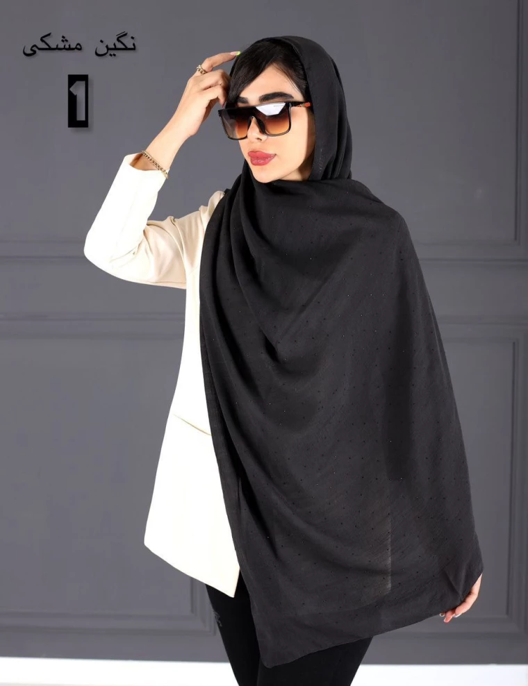 شال ویسکوز نگینی کد10336