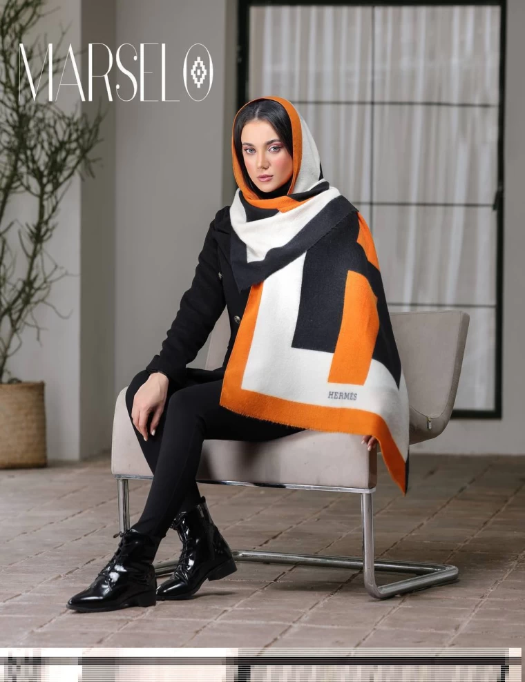 شال فوتر اورجینال عرض 75 کد 6608