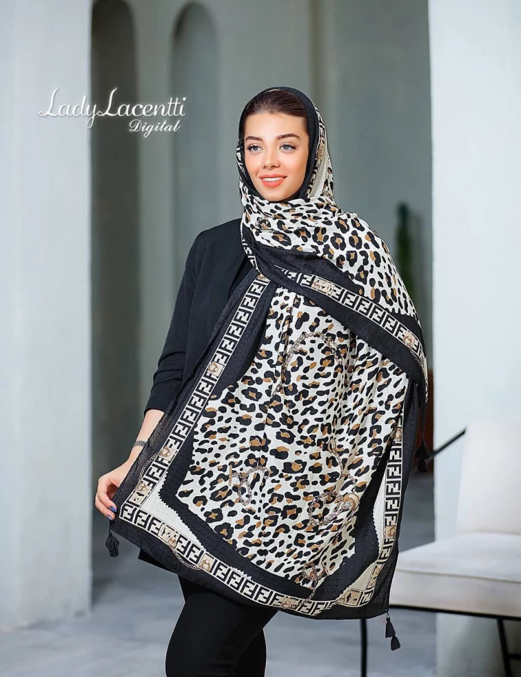 شال نخی منگوله دار کد 10177