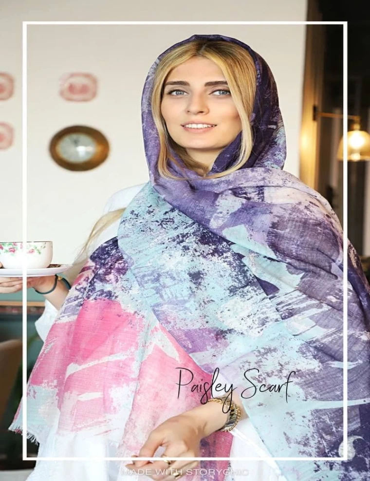 شال نخی لینن بهاره 0335