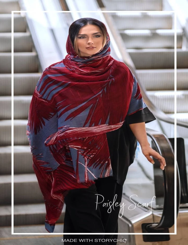 شال نخی لب ترک 0657
