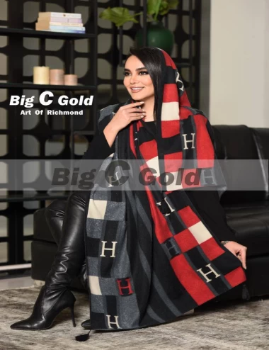 شال موهر منگوله دار عرض 75 کد 6730