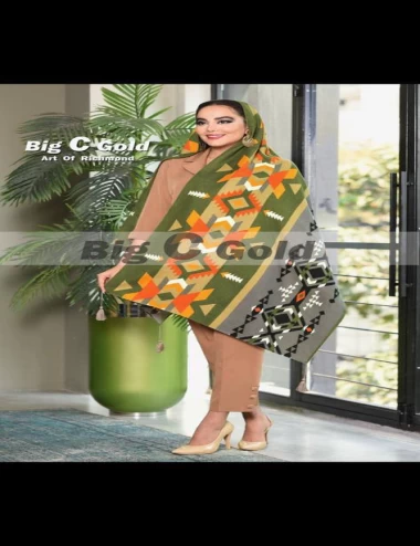 شال موهر منگولدار کد5484