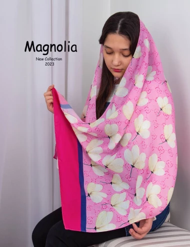 شال نخی کریستال دخترانه عرض 75 کد 8476
