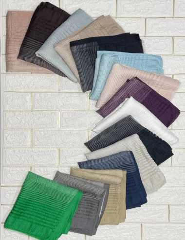 شال حریر مجلسی طیفی عرض 75 کد 5808