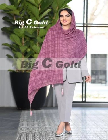 شال نخی منگوله دار کد 8787