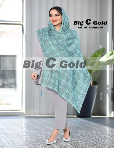 شال نخی منگوله دار کد 8787