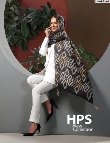 شال سی آی اسکارف منگوله دار کد 61600108654