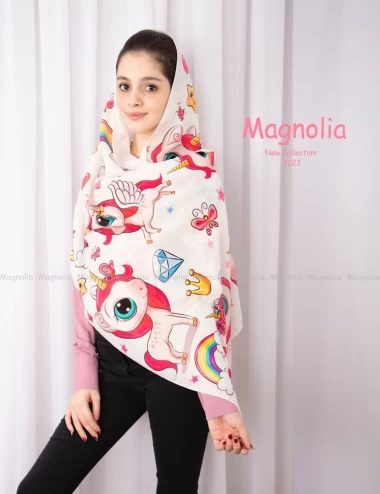 شال نخی دخترانه عرض 75 کد 0561