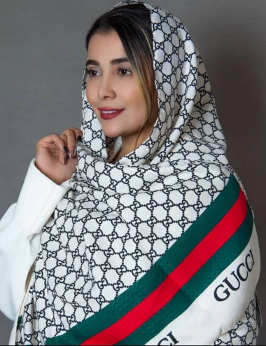 شال نخی منگوله دار عرض 75 کد 5713