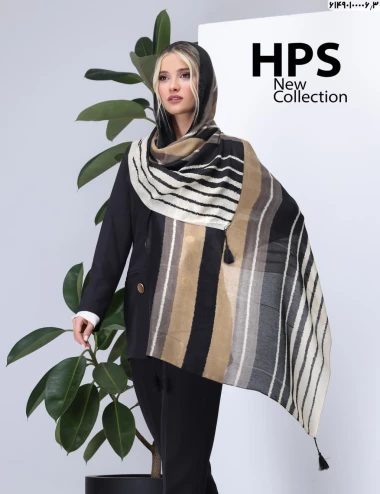 شال یونیک منگوله دار عرض 75 کد 61490100006-3