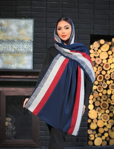 شال پاییزه منگوله دار کد 10517
