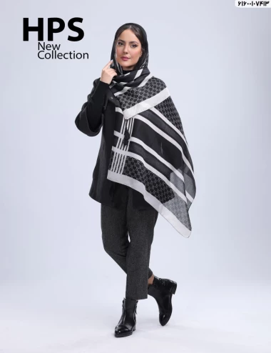 شال سی آی اسکارف منگوله دار عرض 75 کد 61600107413