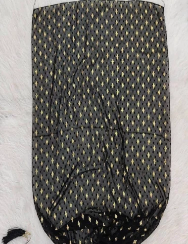 شال طلاکوب سوزنی کد 8811