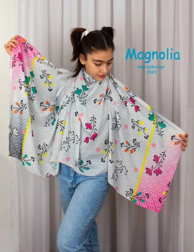 شال نخی کریستال دخترانه عرض 75 کد 8479