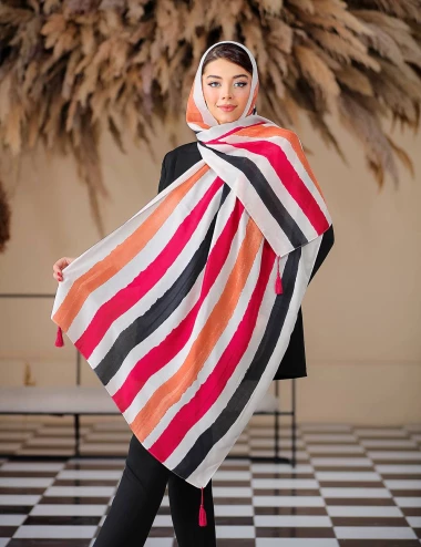 شال نخی پارچه صابونی اعلا کد 8769