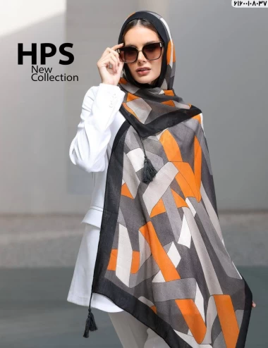 شال سی آی اسکارف منگوله دار عرض 75 کد 61600108037