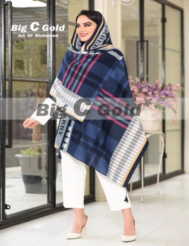 شال نخی منگوله دار کد 8770