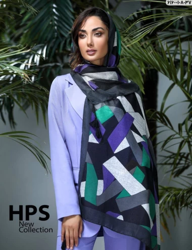 شال سی آی اسکارف منگوله دار عرض 75 کد 61600108037