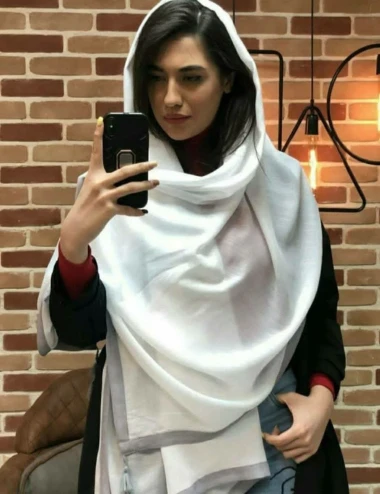 شال اسلپ نوار دوزی منگوله‌دار 0748