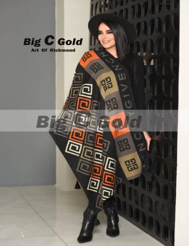 شال موهر منگوله دار عرض 75 کد 6731