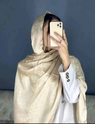 شال مجلسی شاین تمام نگین کد10557