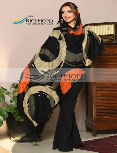 شال نخی بهاره منگوله دار 0322