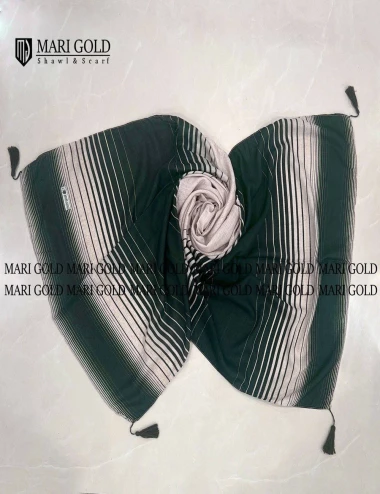 شال نخی منگوله دار عرض 75 کد 8549