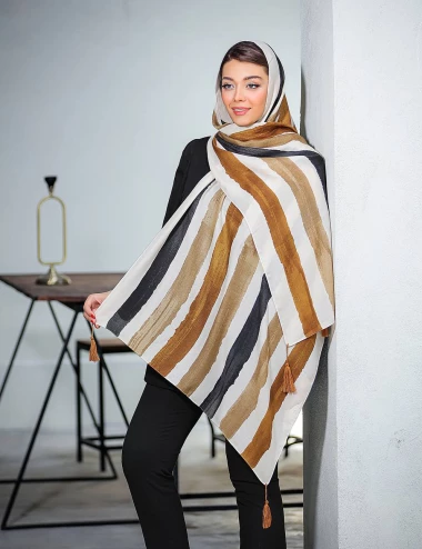 شال نخی پارچه صابونی اعلا کد 8769
