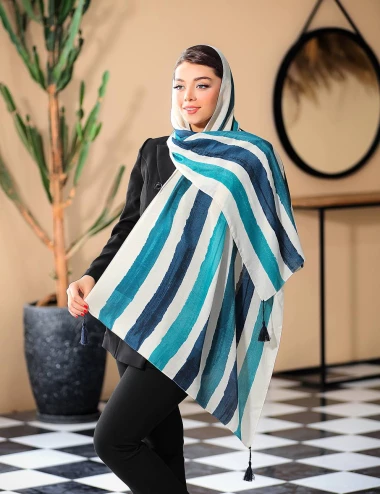 شال نخی پارچه صابونی اعلا کد 8769