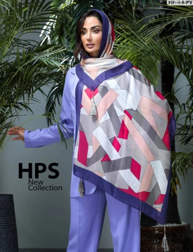 شال سی آی اسکارف منگوله دار عرض 75 کد 61600108037