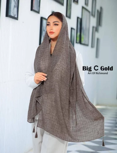 شال نخی منگوله دار کد 10323