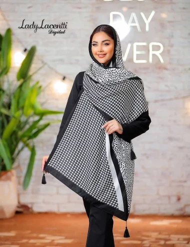 شال نخی منگوله دار  کد 10310